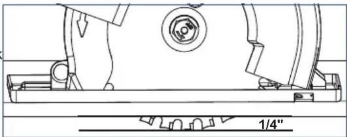 MILWAUKEE 278220 - Adjusting Depth - 2