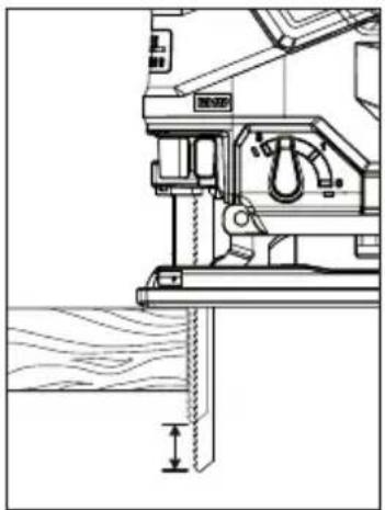 MILWAUKEE 2737B20 - WARNING To reduce the risk of injury, do not start the tool with the blade contacting the workpiece. - 1