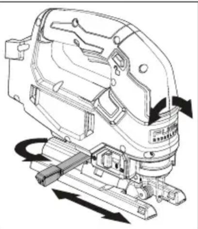 MILWAUKEE 2737B20 - Réglage du patin - 1