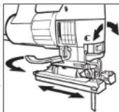 MILWAUKEE 626821 - Adjusting the shoe - 1