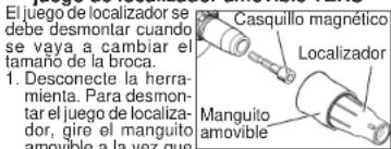 MILWAUKEE 674020 - Cómo instalar y extraer las brocas del juego de localizador amovible TEKS - 1