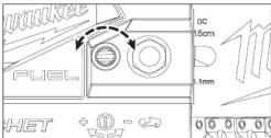 MILWAUKEE 49162732 - Substitution/ajustage de la chaîne et BARRE de SCIE - 1