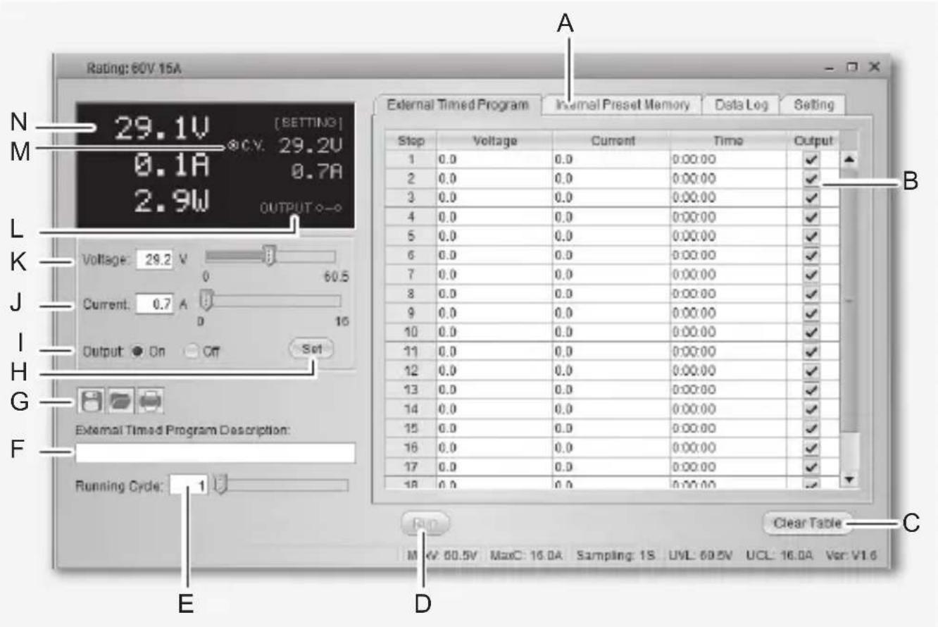 VOLTCRAFT DPPS1630 - STEUERUNG MIT PC-SOFTWARE - 1