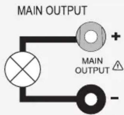VOLTCRAFT DPPS1630 - c) Connecting a load - 4