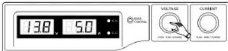 VOLTCRAFT DPPS1630 - a) Zeroing the unit manually - 4
