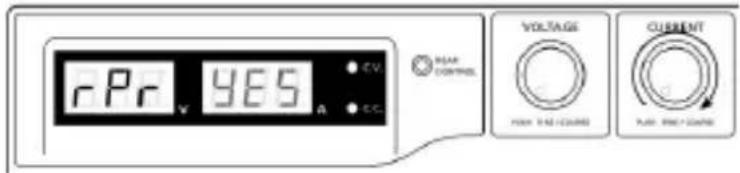 VOLTCRAFT DPPS1630 - B) Réinitialiser les préréglages de sortie (P1/P2/P3) aux valeurs par défaut - 3