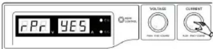 VOLTCRAFT DPPS3220 - b) Resetting output presets (P1/P2/P3) to factory default values - 4