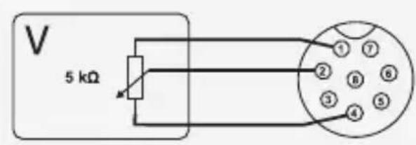 VOLTCRAFT DPPS3220 - c) Commande via une résistance régliable (potentiomètre) - 1