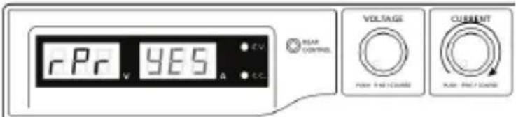 VOLTCRAFT DPPS3220 - b) Réinitialiser les préroglages de sortie (P1/P2/P3) aux valeurs par défaut - 3