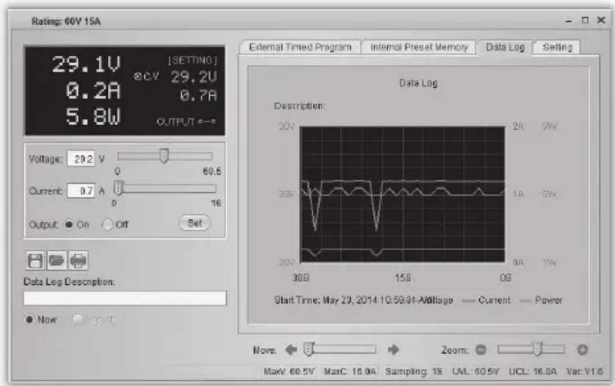 VOLTCRAFT DPPS3220 - c) Datenaufzeichnung - 1