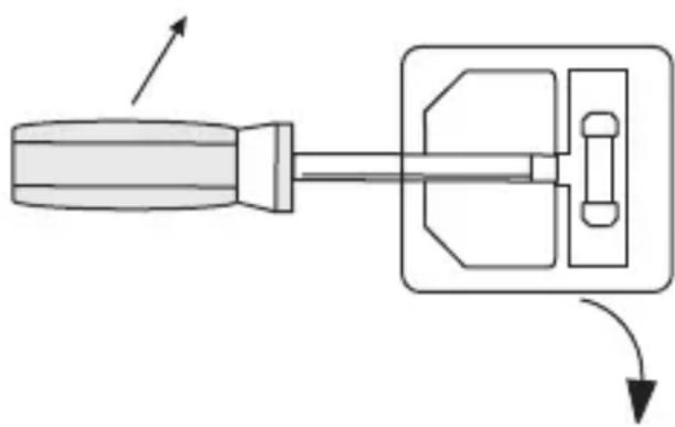 VOLTCRAFT PPS11815 - Exchanging the fuse - 1