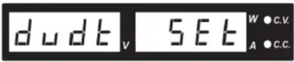 VOLTCRAFT CPPS32042 - b) Réglage des valeurs V/ t - 1