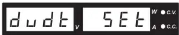 VOLTCRAFT CPPS32042 - b) Setting the V/ value - 1