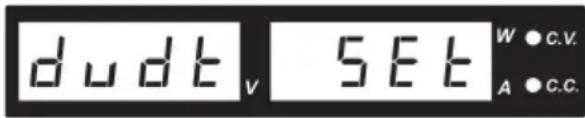 VOLTCRAFT CPPS32042 - b) Einstellung der ΔV/Δt-Werte - 1