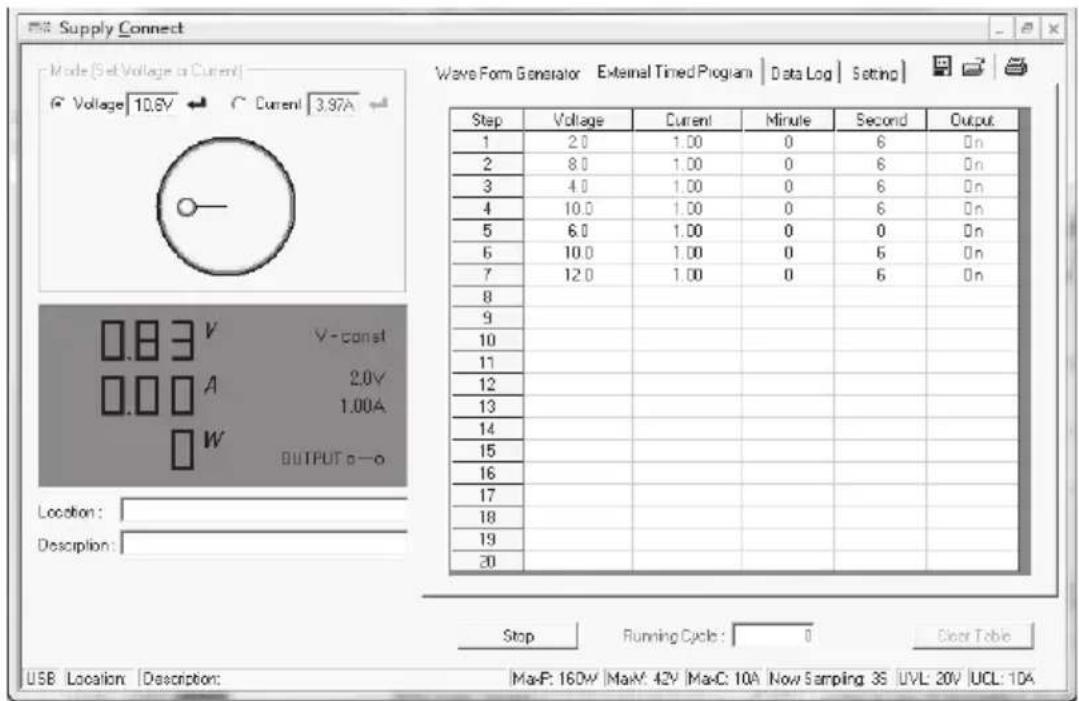 VOLTCRAFT CPPS32042 - Extern getimede programmering - 1