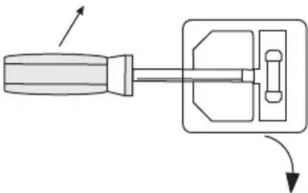 VOLTCRAFT PPS11603 - Exchanging the fuse - 1