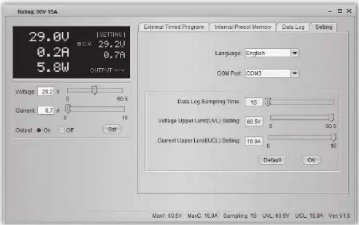 VOLTCRAFT PPS11603 - Setting - 1