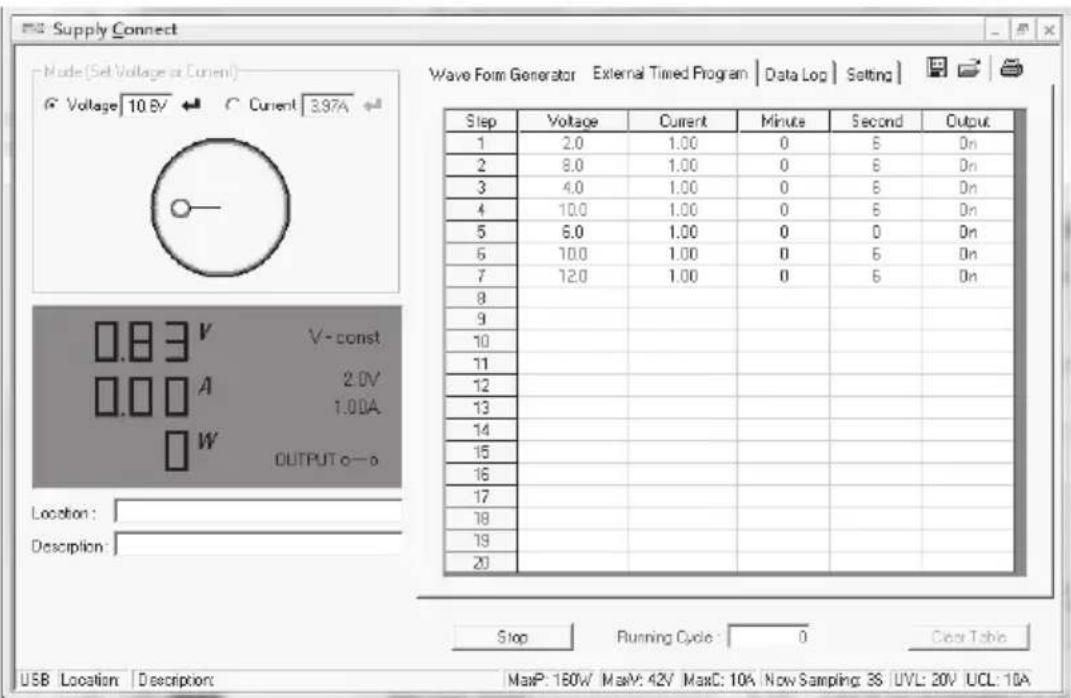 VOLTCRAFT CPPS32084 - Ansicht für extern zeitlich gesteuerte Programmierung - 1