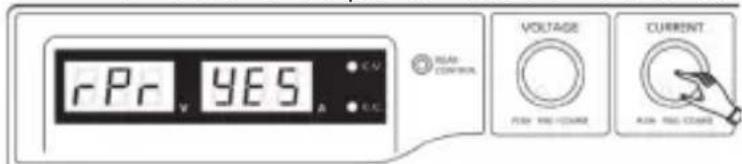 VOLTCRAFT PPS11360 - Réinitialisation des préréglages de sortie (P1/P2/P3) aux valeurs d'usine par défaut - 4