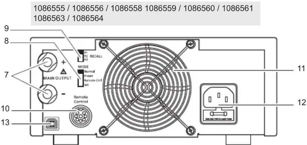 VOLTCRAFT DPPS3230 - BEDIENINGSELEMENTEN - 2