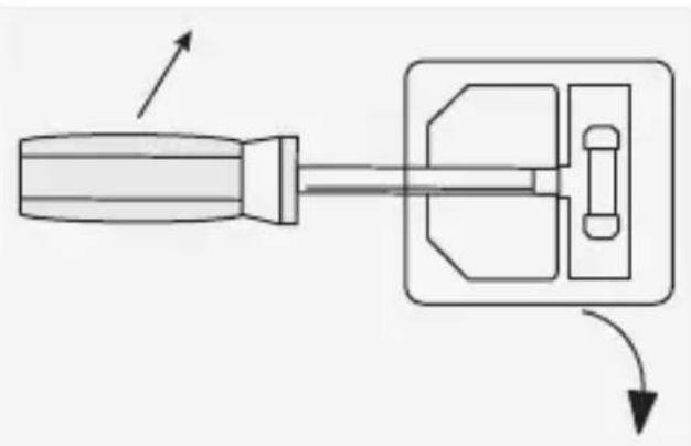 VOLTCRAFT DPPS3230 - a) Exchanging the fuse - 1