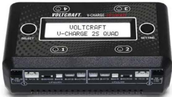 VOLTCRAFT VCharge 2S - Modellbau-Ladegerät V-Charge 2S QUAD - 1
