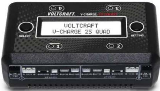 VOLTCRAFT VCharge 2S - Modellbau-Ladegerät V-Charge 2S QUAD - 1