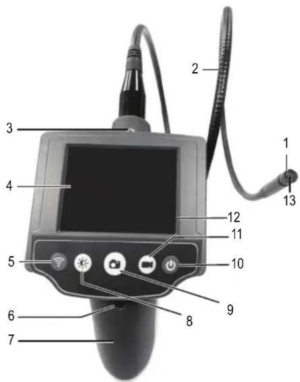VOLTCRAFT BS310XWIFI - Bedienelemente - 1