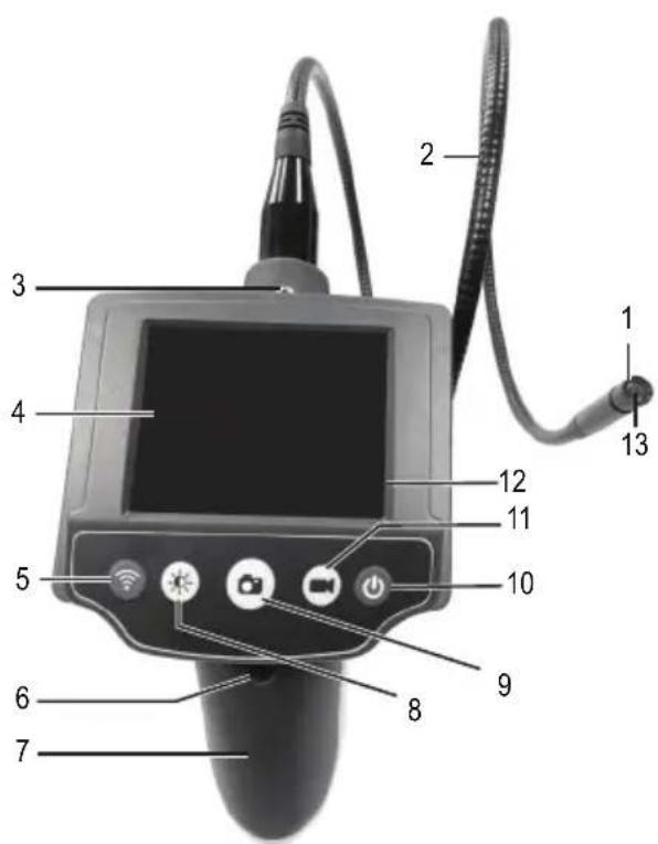 VOLTCRAFT BS310XWIFI - Éléments de fonctionnement - 1