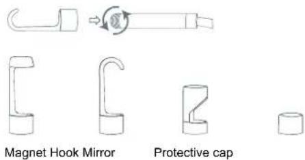 VOLTCRAFT BS702SE - Installing camera attachments - 1