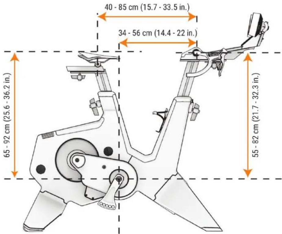 GARMIN Tacx NEO Bike Plus - Réglage de la géométrie du home trainer - 1