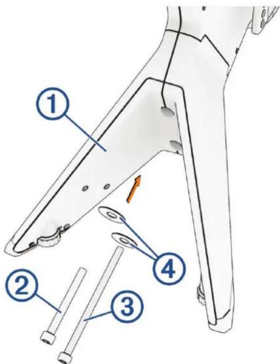 GARMIN Tacx NEO Bike Plus - Installation des pieds sur le home trainer - 2