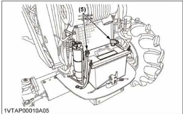 KUBOTA MX5400 - Lubrification des graisseurs [2RM] - 3