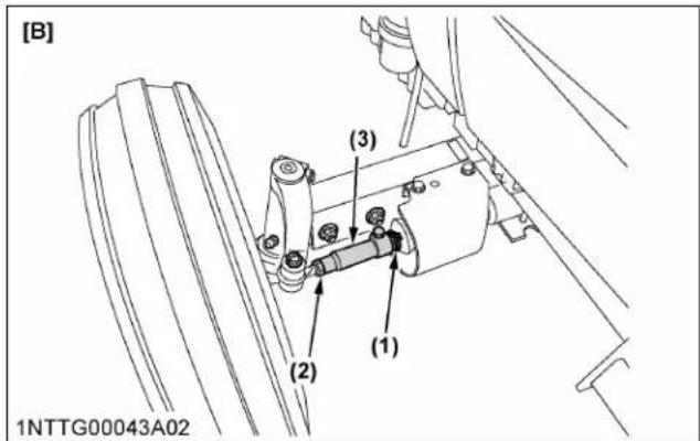 KUBOTA MX5400 - Réglage du pincement - 2