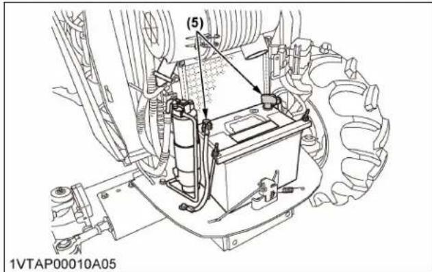 KUBOTA MX6000 - Lubrification des graisseurs [2RM] - 3