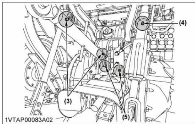 KUBOTA MX6000 - Lubrification des graisseurs [4RM] - 3
