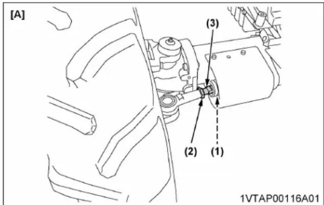 KUBOTA MX6000 - Réglage du pincement - 1