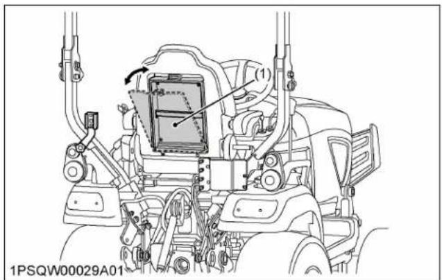 KUBOTA LA340 - Boîte à gants - 1