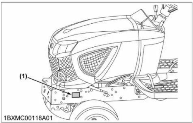KUBOTA LA340 - Avertissement - 1