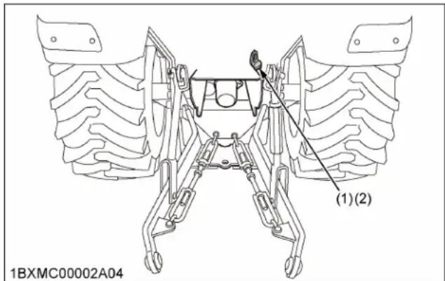 KUBOTA LA340 - Avertissement - 2
