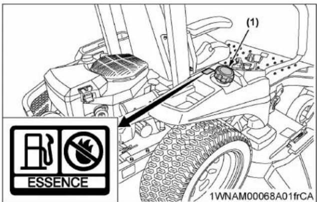 KUBOTA Z231BR48 - Avertissement - 2