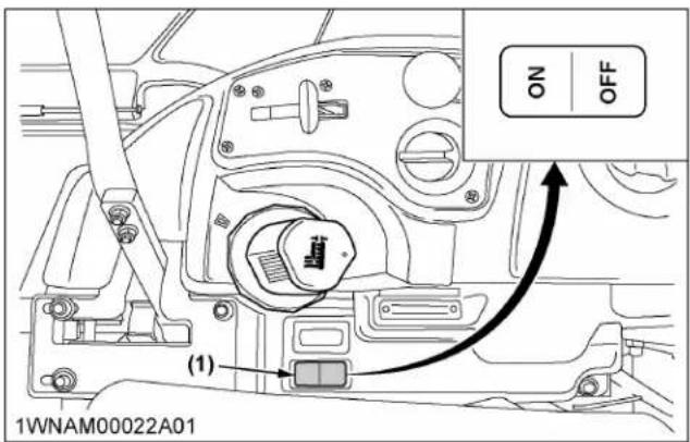 KUBOTA Z231BR48 - Interrupteur d'éclairage - 1