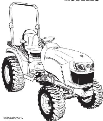 KUBOTA B2401 - MANUEL de l'utilisateur - 1