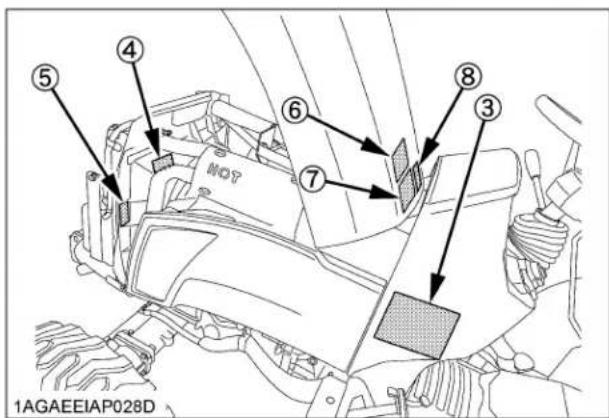 KUBOTA B2401 - Avertissement - 2