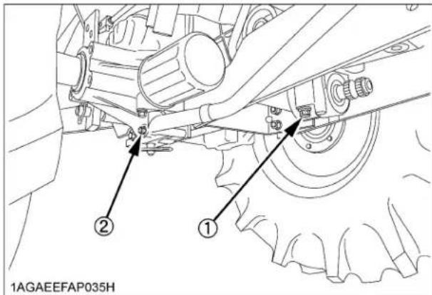 KUBOTA B2401 - Avertissement - 1