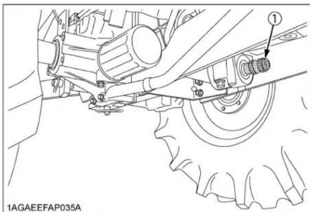 KUBOTA B2401 - Lever de sélection de PDF - 2