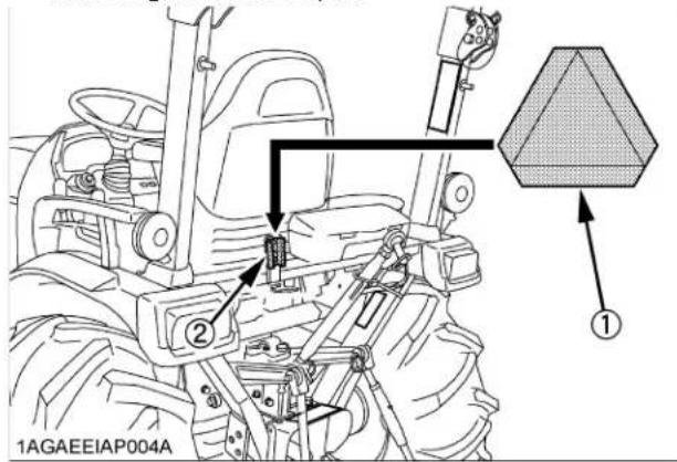 KUBOTA B2401 - Conduite du tracteur sur la route - 2