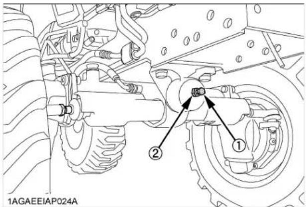 KUBOTA B2401 - Avertissement - 1