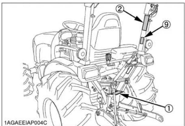 KUBOTA B2401 - Avertissement - 1