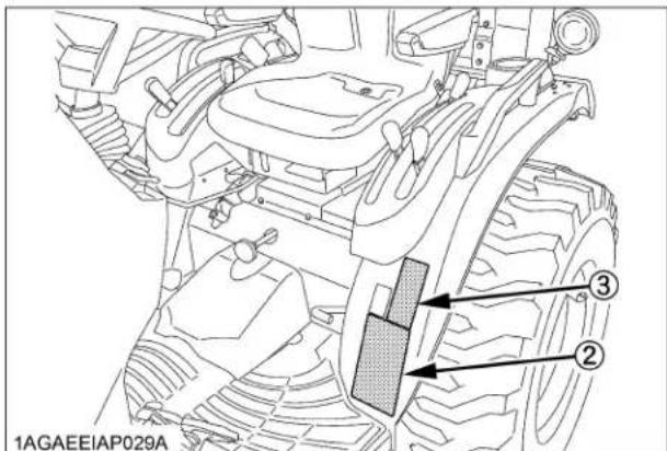 KUBOTA B2401 - Avertissement - 4